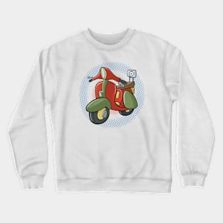 Cartoon scooter Crewneck Sweatshirt